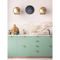 Nástenné hodiny Golden Cups Flexistyle z122, 30cm čierna